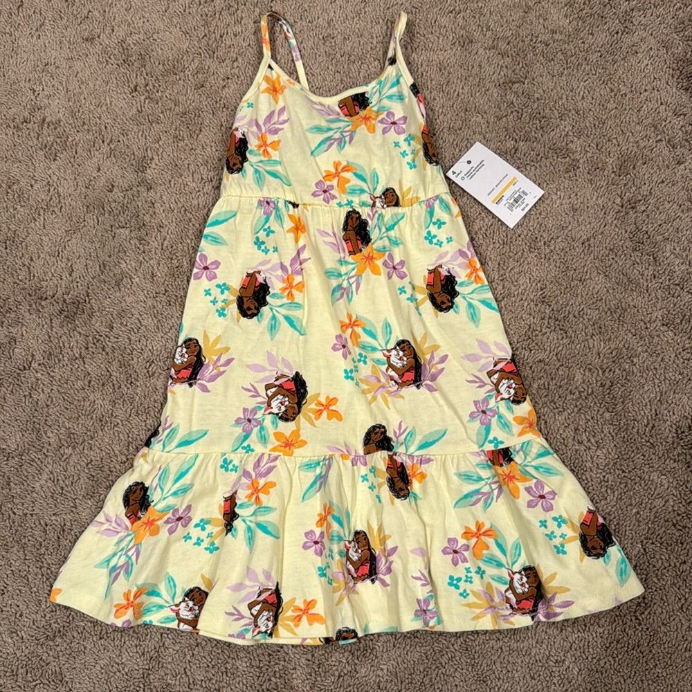 New! Girls Size 4 Moana Dress